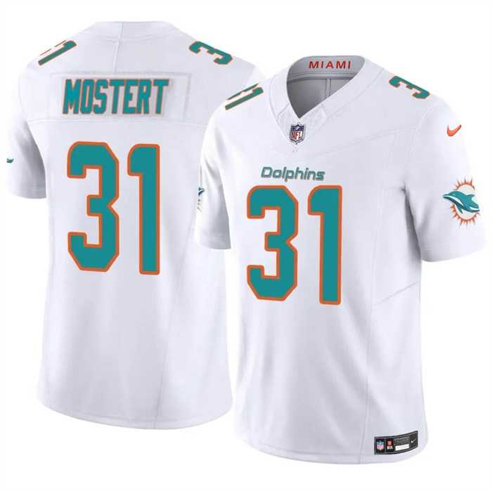 Men & Women & Youth Miami Dolphins #31 Raheem Mostert White 2023 F.U.S.E Alternate Vapor Limited Stitched Jersey->miami dolphins->NFL Jersey